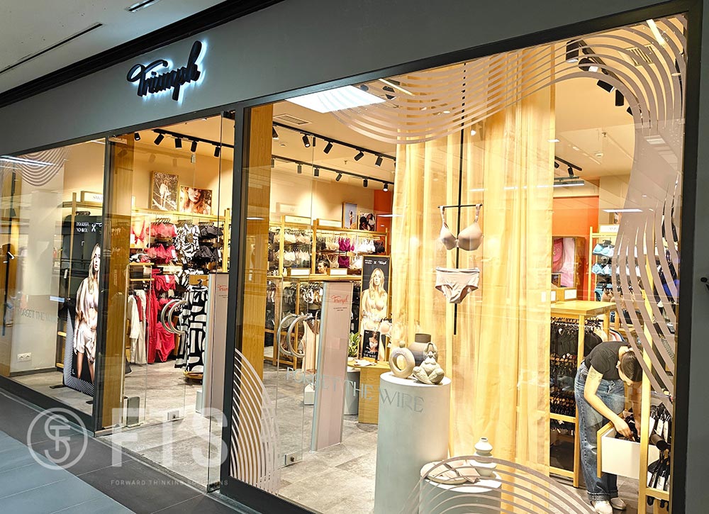 Renovation of TRIUMPH store in MEDITERRANEAN COSMOS in Thessaloniki by FTS HELLAS - April 2025