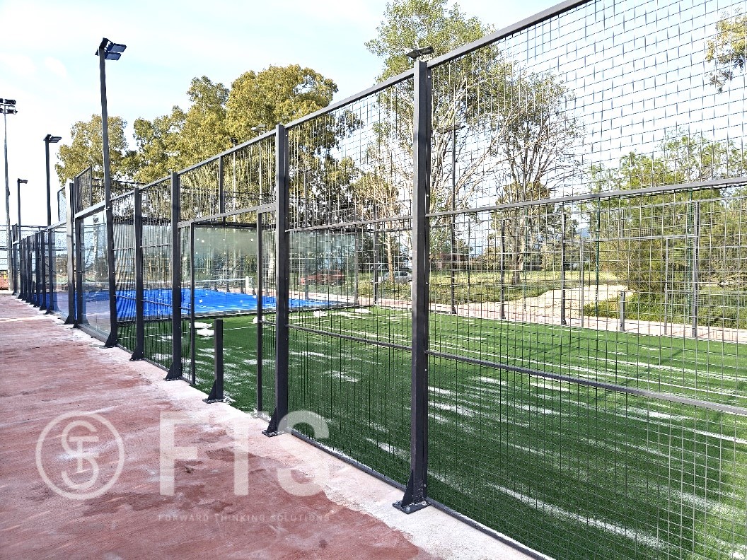 Construction of PADEL courts in a hotel complex in Palero, Aitoloakarnania by FTS HELLAS - April 2025